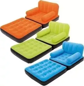 Кровать надувная BESTWAY флокированная 193х102х64 см (67277)