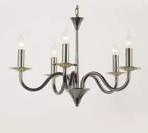 Подвесная люстра Lucia Tucci Messina 1890.5 Glossy Black