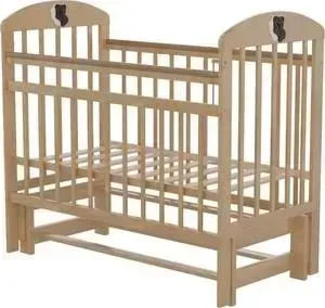 Кроватка детская Briciola 2 маятник продольный авт. Светлая BR0205