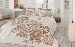 Покрывало Hobby home collection Евро + наволочки Nohemi кремовый