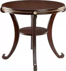 Стол журнальный Мебелик Глория (М) средне-коричневый
