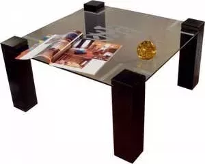 Стол журнальный Мебелик Приз 1Н венге тонированное с иероглифом