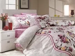 Комплект постельного белья Hobby home collection Семейный, поплин, Susana, лиловый (1501000176)