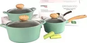 Набор посуды FRYBEST 5 предметов Greenwood (GREENWOOD-N20)