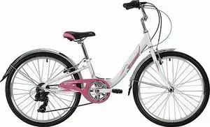 Велосипед 2-х колесный NOVATRACK 24" ANCONA 12" белый 24AH7V.ANCONA.12WT9
