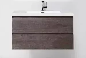 Тумба под раковину BELBANGO Luce 100x50 stone (LUCE-1000-2C-SO-PT)