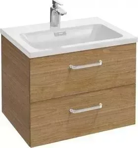 Тумба с раковиной JACOB DELAFON с Vox 80x46x45,2 см, ореховое дерево (EB2078-R1-E16, EXAE112-Z-00)