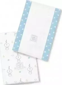 Полотенчики SwaddleDesigns Baby Burpie Set Blue Space Fun (SD-615PB)