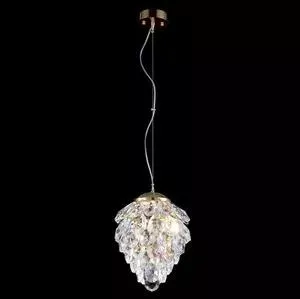 Светильник Crystal Lux Подвесной Charme SP1+1 Led Gold/Transparent