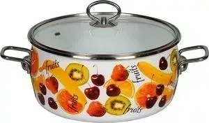Кастрюля эмалированная VITROSS 5.0 л Fruits 1SA245S