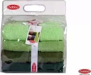 Набор из 4 полотенец Hobby home collection 4 Rainbow 50x90 см 4 штуки зеленый (1501001194)