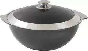 Казан KUKMARA с крышкой 6 л (кз60д черный)