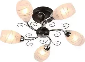 Потолочная люстра IDLamp 846/5PF-Blackchrome