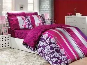 Комплект постельного белья Hobby home collection Евро, сатин, Oriental, фуксия (1501000947)