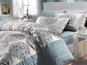 Комплект постельного белья Hobby home collection 1,5 сп, поплин, Belinda, бирюзовый (1501000061)