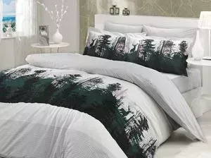 Комплект постельного белья Hobby home collection Семейный, поплин, Tierra, серый (1501000187)