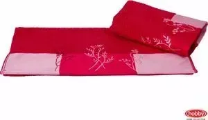 Полотенце Hobby home collection Flora 70x140 см фуксия (1501001068)