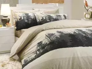 Комплект постельного белья Hobby home collection 2-х сп, поплин, Tierra, бежевый (1501000704)