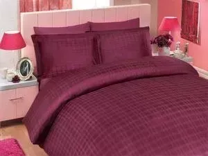 Покрывало Hobby home collection 2-х сп, бамбук, Diamond plaid, темно-фиолетовый (1501000361)