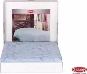 Покрывало Hobby home collection 1,5 сп, махровое, Sultan Голубой