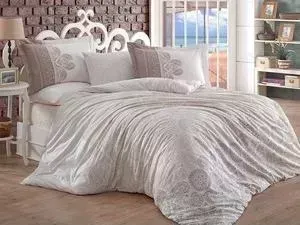 Комплект постельного белья Hobby home collection 1,5 сп, поплин Irene бежевый