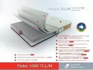 Матрас ROLL MATRATZE Feder 1000 7LL/M 80x190