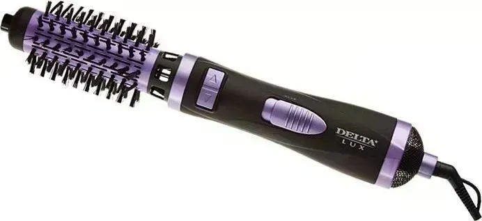 Фен DELTA Lux DL-0443R черный/фиолетовый