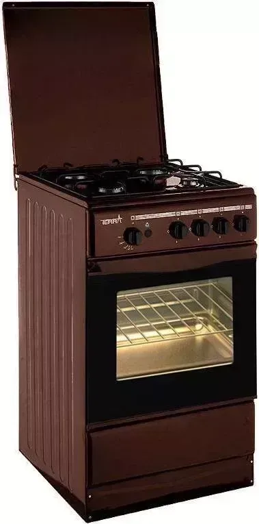 Плита газовая TERRA SH 14.120-02 Br коричневая