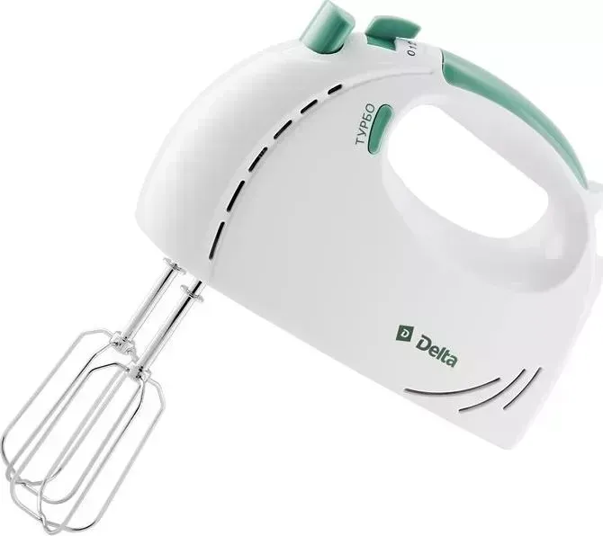 Миксер DELTA DL-5061 белый с зеленым