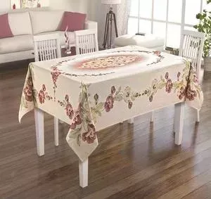 Скатерть Tabe Violas 160х220 гобеленовая жаккард пано (9152)