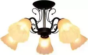 Потолочная люстра IDLamp 872/5PF-Argentoscuro