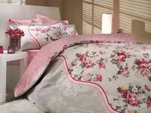Комплект постельного белья Hobby home collection 1,5 сп, поплин, Susana, розовый (1501000177)