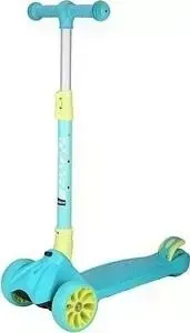 Самокат NOVATRACK RainBow, подростковый, складной механизм на руле, широкие свет. колеса PU 1 135H. RAINBOW. GN9