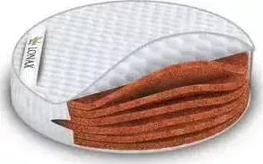 Матрас LONAX Round Cocos 18 Б/П D x220