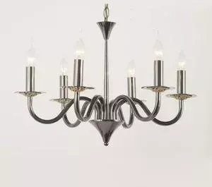 Подвесная люстра Lucia Tucci Messina 1890.6 Glossy Black
