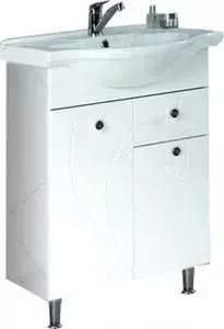 Тумба с раковиной АКВАТОН с Лиана 60 М (1A162901LL010 + 1WH109652)