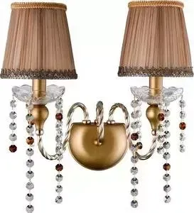 Бра Crystal Lux Alegria AP2 Gold-Brown