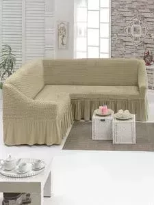 Чехол Do and Co для углового дивана Juanna (8209 молочный)