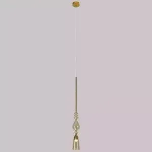Подвесной светодиодный светильник Crystal Lux Lux SP1 B Amber