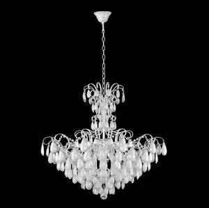 Подвесная люстра Crystal Lux Sevilia SP9 Silver