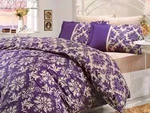 Комплект постельного белья Hobby home collection 1,5 сп, поплин, Avangarde, фиолетовый (1501000053)