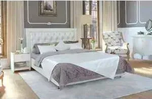 Кровать АСКОНА Simona 140х200 к/з White (Без основания)