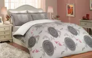 Комплект постельного белья Hobby home collection Евро, сатин, Alice, лиловый (1501000293)