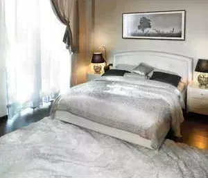 Кровать АСКОНА Grace 160х200 к/з White (С основанием)