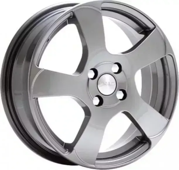 Диск автомобильный СКАД Акула 5.5X14/5X100 ET35 D57.1 Графит