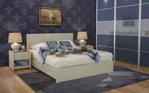 Кровать АСКОНА Isabella 140х200 к/з White (С основанием)