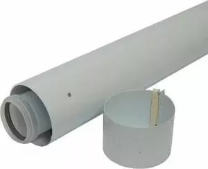 Труба VAILLANT удлинительная DN 60/100 длиной 2000 мм в комплекте с хомутом (303803)