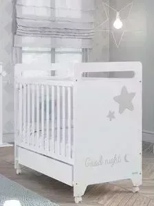 Кроватка детская Micuna Istar 120*60 white/grey
