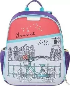 Ранец №1 School Basic Travel, 2 отд., ортопед. Спинка, ТР1