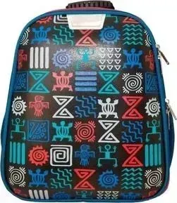 Ранец №1 School Ethnic, ортопед. спинка, экокожа
